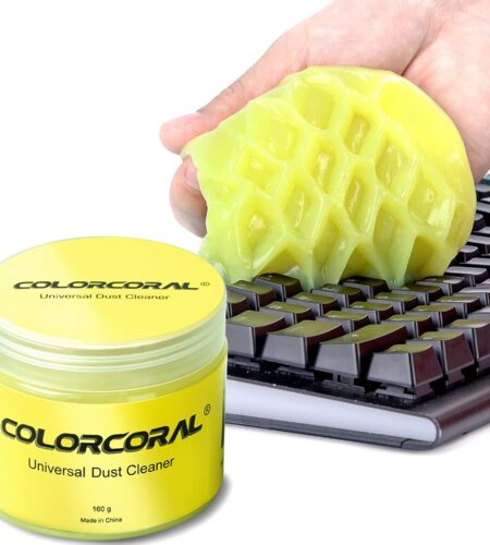 COLORCORAL Cleaning Gel Universal Dust Cleaner for PC Keyboard Cleaning Car Detailing Laptop Dusting Home and Office Electronics Cleaning Kit Computer Dust Remover from 160g